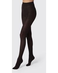 Max Mara - Rib-Knitted Pure Cashmere Tights With Elasticated Waist - Lyst