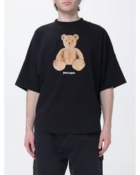 Palm Angels - Teddy Cotton T-Shirt - Lyst