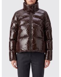 Pinko - Quilted Water-Repellent Nylon Short Puffer Jacket With High Neck - Lyst