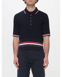 Thom Browne - Cotton Knit Polo Shirt - Lyst