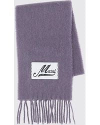 Marni - Logo-Patch Fringed Alpaca Wool-Blend Scarf - Lyst