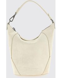 Brunello Cucinelli - Bc Duo Suede Bucket Bag With Monile - Lyst