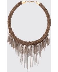 Fabiana Filippi - Nickel-Free Multi-Strand Brass Choker Necklace - Lyst