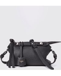 Fendi - By The Way Grained Calfskin Mini Bag With Removable Handles - Lyst