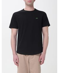 Sun 68 - Basic Cotton T-Shirt - Lyst