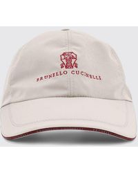 Brunello Cucinelli - Nylon Hat With Embroidered Logo - Lyst