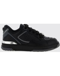 Versace - Biggie Basket Calfskin Leather Sneakers With Medusa Logo - Lyst