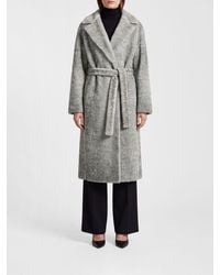 Avant Toi - Alpaca Wool Dressing Gown Coat With Hood And Waist Belt - Lyst