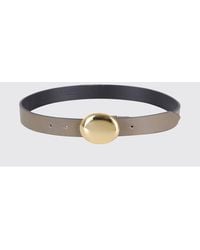 FEDERICA TOSI - Mindy Smooth Leather Belt With Pin-Buckle Fastening - Lyst