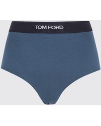 Tom Ford - High-Waisted Modal And Elastane Culotte Briefs With Jacquard Logo - Lyst