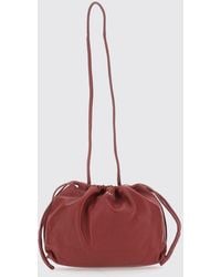 Soeur - Suzette Small Leather Bucket Bag With Drawstring Closure - Lyst