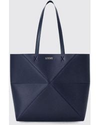 Loewe - Puzzle Fold Medium Leather Tote - Lyst