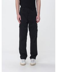 Stone Island - Cotton Cargo Trousers - Lyst