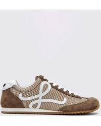 Loewe - Ballet Runner 2.0 Mesh And Suede Sneakers - Lyst