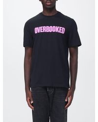 MSGM - Slogan Print Cotton Crew Neck T-Shirt - Lyst