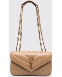 Saint Laurent - Loulou Matelassé Leather Shoulder Bag With Chevron Quilting - Lyst