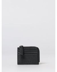 Coccinelle - Tassel Grained Leather Credit Card Holder - Lyst