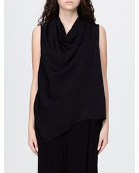 Twinset - Draped Viscose Top - Lyst