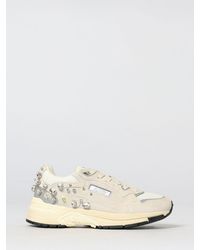 Autry - Hyperway Suede And Mesh Sneakers With Rhinestones - Lyst