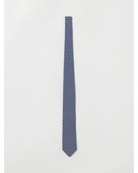 Ferragamo - Silk Tie With Elephant Print - Lyst