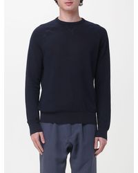 Eleventy - Cotton Crew Neck Sweater - Lyst
