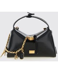 Dolce & Gabbana - Dolce &Amp Gabbana Vittoria Mini Leather Bag With Charms - Lyst