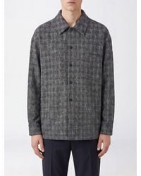 WOOYOUNGMI - Tartan Pattern Single-Breasted Short Coat - Lyst