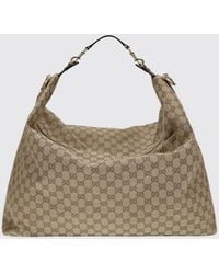 Gucci - Large Brera Gg Monogram Jacquard Fabric Shoulder Bag - Lyst