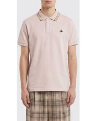 Vivienne Westwood - Cotton Polo Shirt With Logo - Lyst