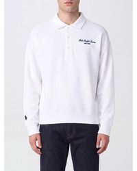 Polo Ralph Lauren - Long-Sleeved Cotton-Blend Polo Shirt With Contrast Logo - Lyst