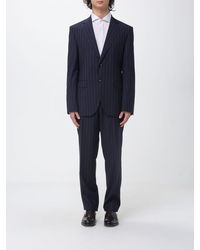 BOSS - Pinstriped Virgin Wool Single-Breasted Dress - Lyst