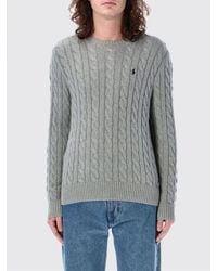 Polo Ralph Lauren - Cotton Tricot Crewneck Pullover - Lyst