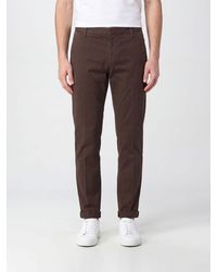 Dondup - Gaubert Slim Fit Mid-Rise Velvet Chino Trousers - Lyst