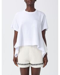 Sacai - Relaxed Fit Cotton T-Shirts - Lyst