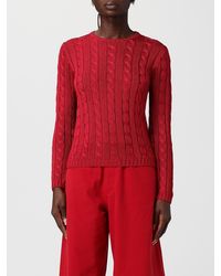 Ralph Lauren - Braided Silk Crew-Neck Sweater - Lyst