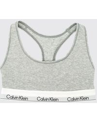 Calvin Klein - Sports Bra With Logo - Lyst