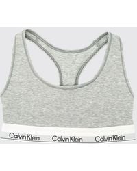 Calvin Klein - Sports Bra With Logo - Lyst