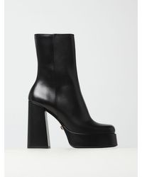 Versace - Ankle Boots In Smooth Leather - Lyst