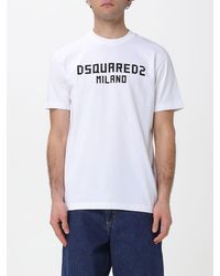 DSquared² - Logo Cotton T-Shirt - Lyst