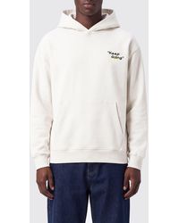 Barrow - Relaxed Fit Cotton Hoodie With Kangaroo Pocket And Teddy Bear Print - Lyst