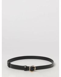 Jacquemus - Le Salon Slim Calfskin Leather Belt With Engraved Buckle - Lyst