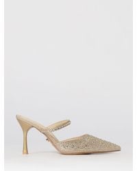 Twentyfourhaitch - Mango Glitter And Rhinestone Mules - Lyst