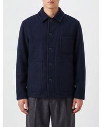 Brooksfield - Casual Wool Blend Shirt Jacket With Front Patch Pockets - Lyst
