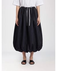 Calvin Klein - A-Line Midi Skirt - Lyst