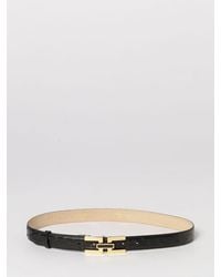 Elisabetta Franchi - Embossed Leather Belt - Lyst