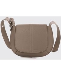 BOSS - Clarice Grained Faux Leather Crossbody Bag With Magnetic Flap - Lyst