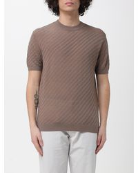 Emporio Armani - Wool Blend Crew-Neck Sweater - Lyst