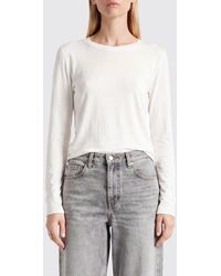Herno - Langärmeliger Pullover Aus Lyocell Mit Rundhalsausschnitt Und Zierknöpfen - Lyst