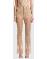 GIUSEPPE DI MORABITO - Lace Slim Fit Trousers - Lyst