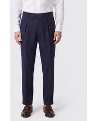 Briglia 1949 - Pleated Wool And Cashmere Blend Chino Trousers - Lyst